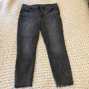 High rise skinny jeans